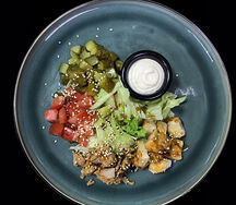 Теплый с двумя видами мяса