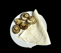 Шампиньоны на мангале