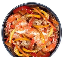 Рис с морепродуктами