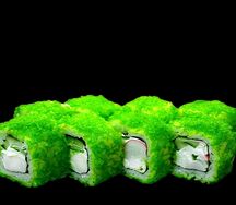 Зеленый с крабом