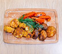 Овощи гриль с мангала