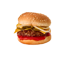 Чизбургер с кунжутом