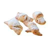 Рогалики с клубникой