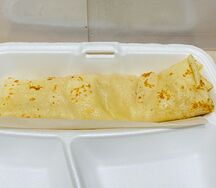 Блин с семгой