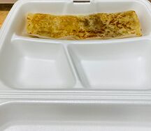 Блин с варёной сгущенкой