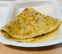 Блин с ветчиной и сыром