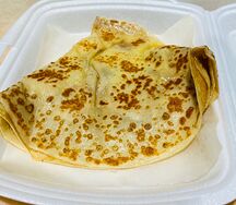 Блин с беконом и сыром