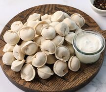 Пельмени из мраморной говядины халяль