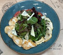 Салат с курицей и грибами халяль