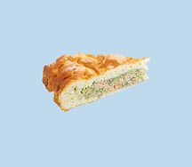 Пирог с красной рыбой и брокколи (порция)