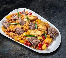 Теппаньяки рис с говядиной