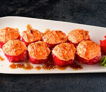 Ролл с курицей терияки