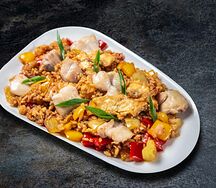 Теппаньяки Рис с курицей