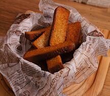 Гренки с чесноком