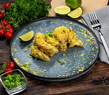 Креветки в соусе васаби