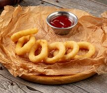 Луковые кольца в панировке