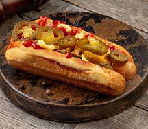 Хот-дог Диабло острый