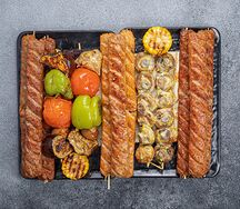 Большой Сет из люля с овощами