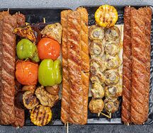 Средний Сет из люля с овощами