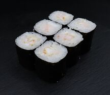 Хосомаки с креветкой