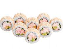 Ролл Калифорния в кунжуте