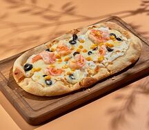 Римская пицца с креветками