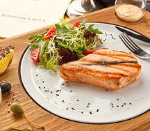 Стейк из лосося