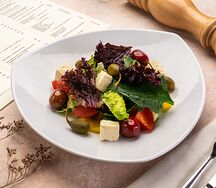 Овощной салат с нежной брынзой