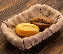 Хлебная булочка светлая