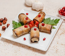 Рулетики из баклажанов