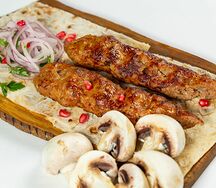 Люля-кебаб с грибами