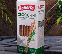 Палочки хлебные Гриссини Кроккини с розмарином Roberto