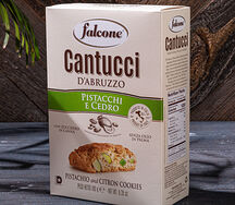Печенье Falcone Cantucci Кантуччи с фисташками и цедрой лимона
