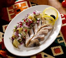 Сельдь с картофелем