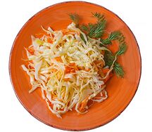 Капуста с яблоком и ароматным маслом