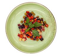 Винегрет из отварных овощей