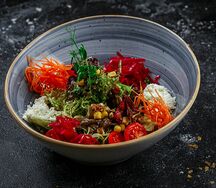 Салат с козьим сыром