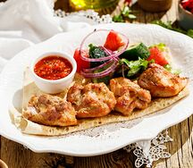 Шашлык из куриного бедра