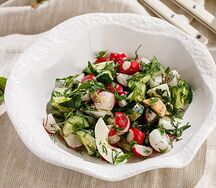 Салат с грядки