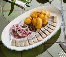 Сельдь с картофелем