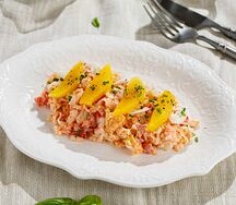 Салат с камчатским крабом