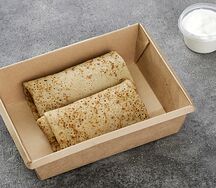 Блины с курицей и грибами