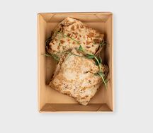 Блины с ветчиной и сыром