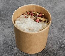 Каша овсяная на обычном молоке