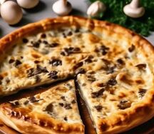 Грибной пирог постный