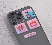 Стикеры Важная рыба (4 шт)