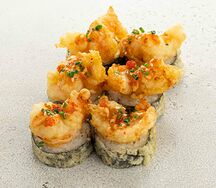 Темпура ролл со спайси креветкой (6 шт)