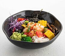 Поке с тигровыми креветками