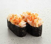 Острые суши с креветкой (2 шт)