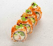 Ролл Калифорния с камчатским крабом (4 шт)